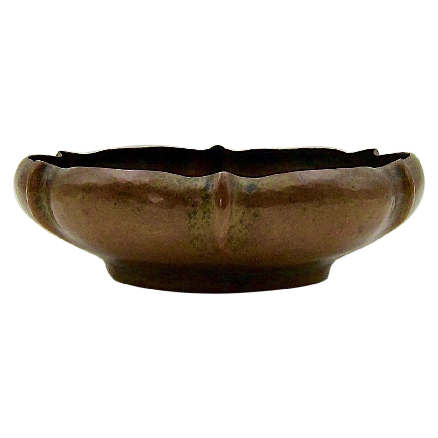 Arts & Crafts Hammered Copper Bowl