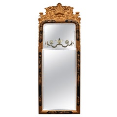 Giltwood and Chinoiserie George III Mirror, 20th Century