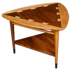 Mid-Century Modern Decorative Dovetail Lane Acclaim Guitar Pick Side Table