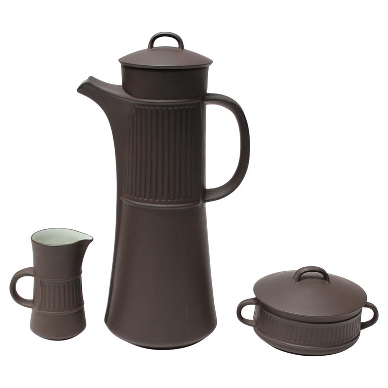 Early Jens Quistgaard for Dansk Flamestone Coffee / Tea Set For Sale at  1stDibs