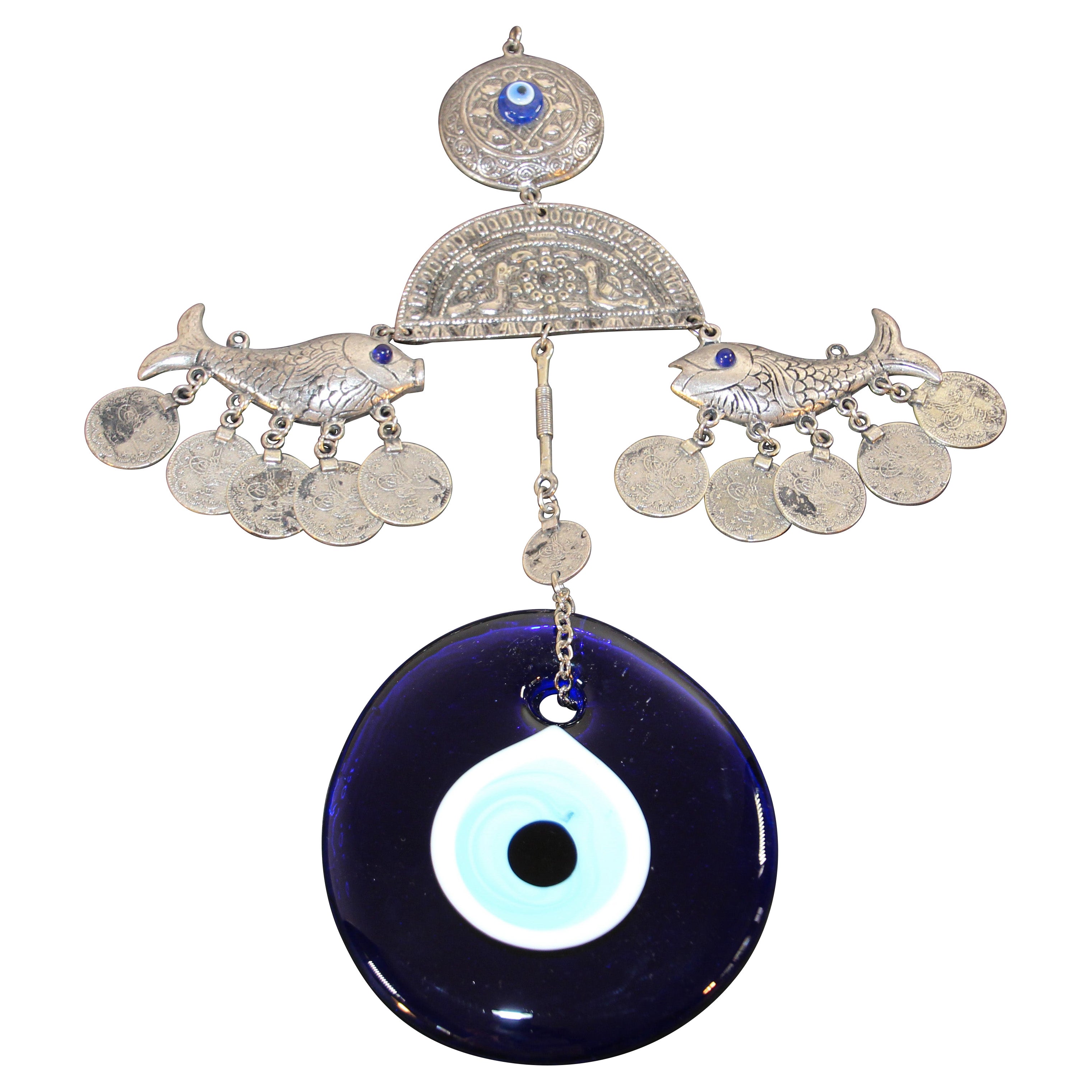 Blue Evil Eye Wall Hanging Home Protection For Sale