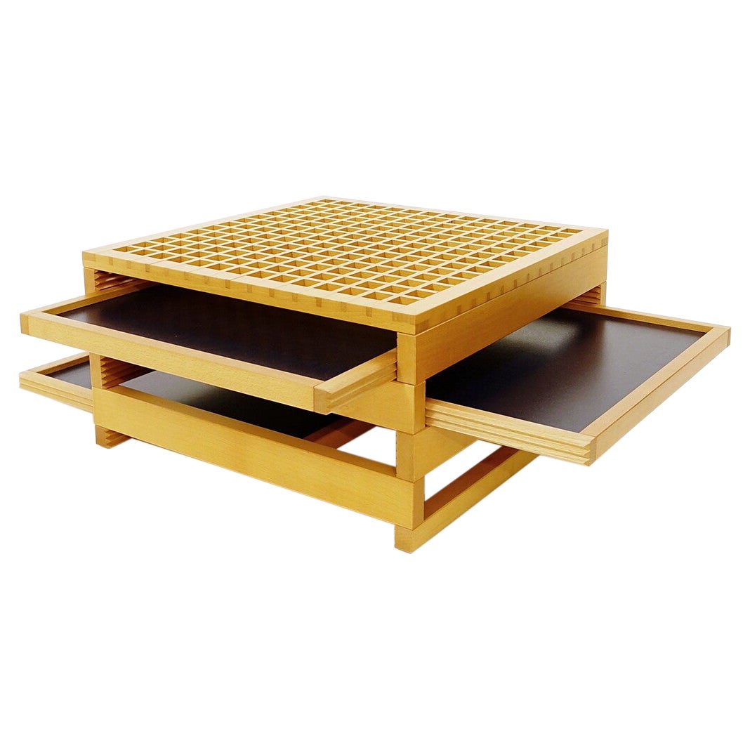 "Tetra" Coffee Table by Bernard Vuarnesson for Bellato, Italy, 1970s