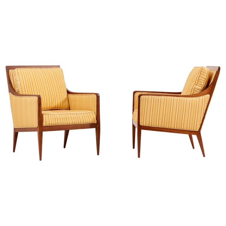 Pair of Paul McCobb Lounge or Arm Chairs for Calvin 1950s, USA