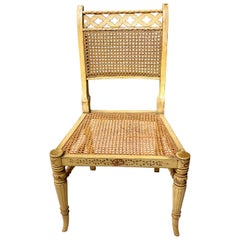 English Regency Caned Side Chair