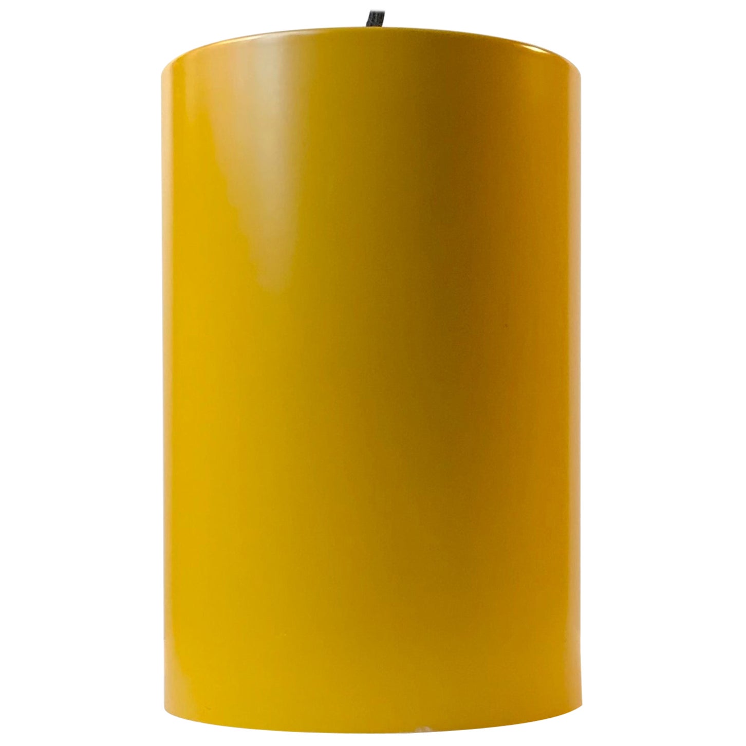 Jo Hammerborg Yellow Sektor Pendant Lamp for Fog & Mørup, 1970s