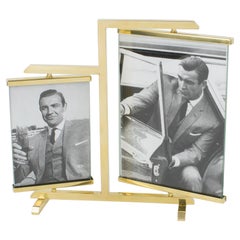 Vintage Paul Lobel Style 1930s Brass Picture Frame
