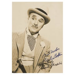 Charlie Chaplin Signed Photograph as Monsieur Verdoux