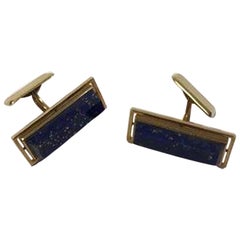 Georg Jensen 18k Gold Cufflinks No 810 Lapis Lazuli