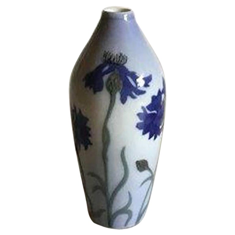 Bing & Grondahl Art Nouveau Unique Vase by Harriet Bing For Sale