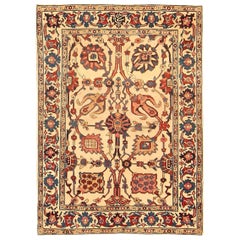 Nazmiyal Collection Antique Persian Kerman Rug. Size: 2 ft 9 in x 3 ft 10 in 