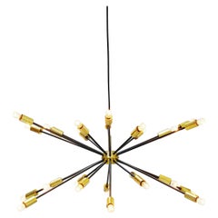 Gino Sarfatti 2003 irr chandelier Arteluce Italy 1939