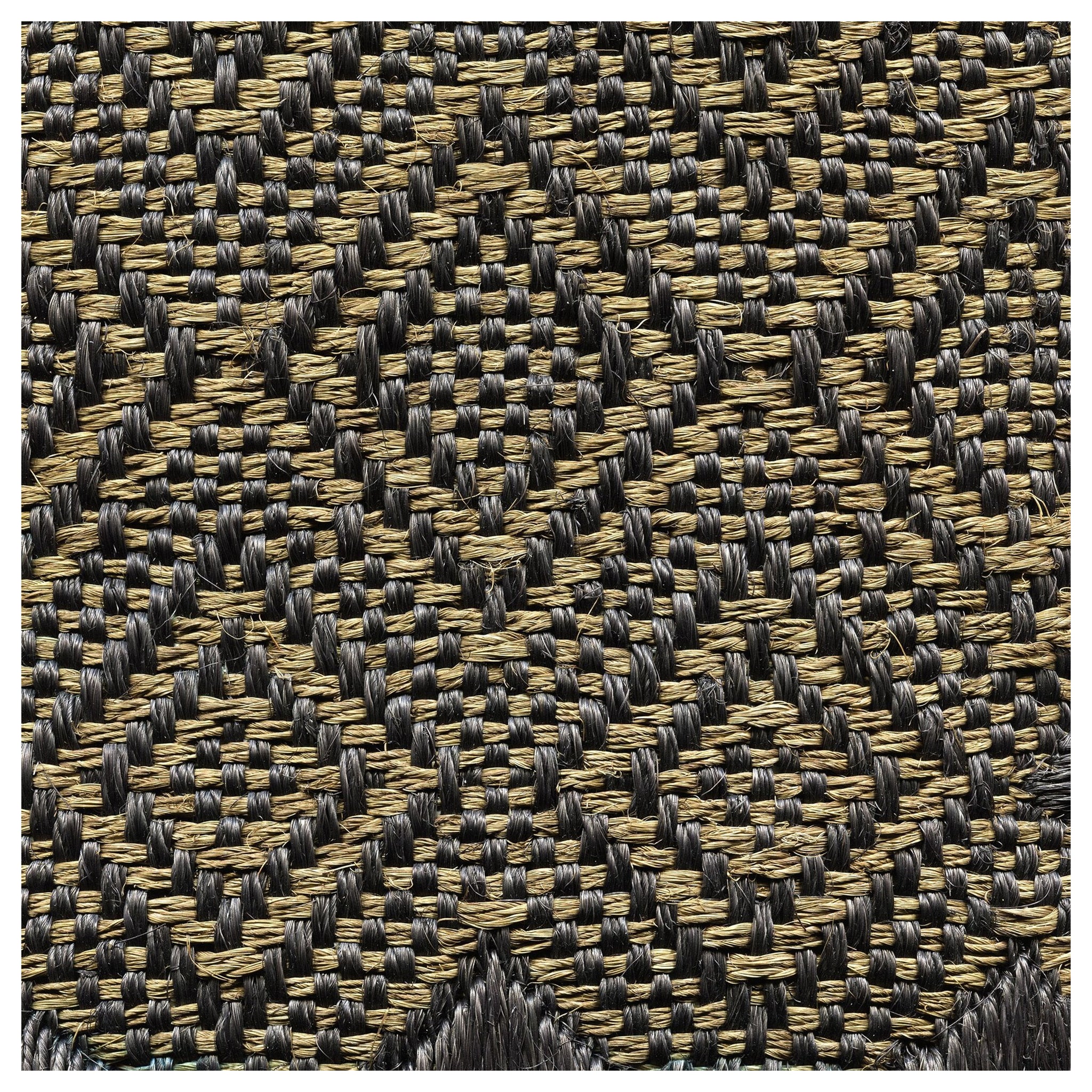 Umber Design Rug Red Wine and Umber Natural Fiber Handcrafted Area Rug 5'7