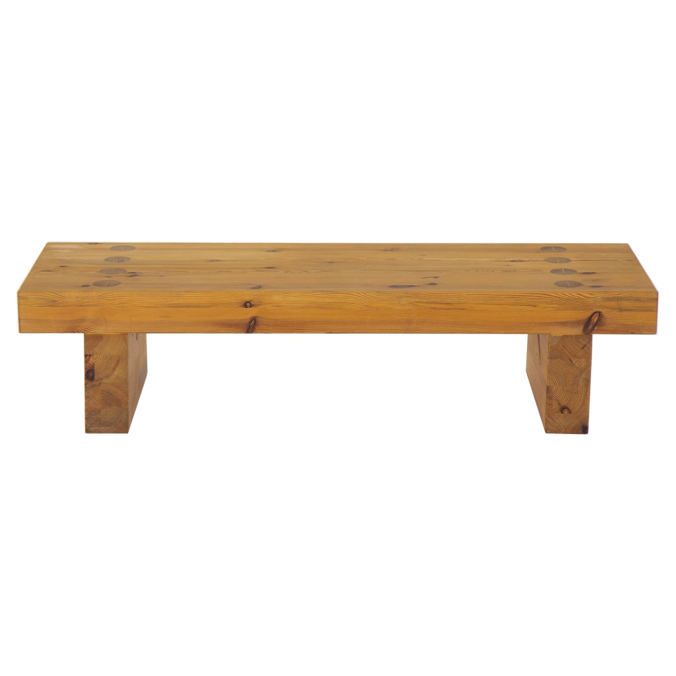 Swedish Bench in Pine by Sven Larsson For Sale
