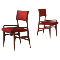 Model #676 Dining Chairs by Gio Ponti for Cassina