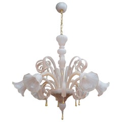 Vintage Italian Venetian Murano Glass Chandelier