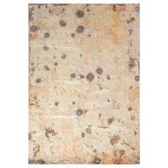 Rug & Kilim’s Modern Abstract Rug in Beige/Brown, Golden All Over Pattern