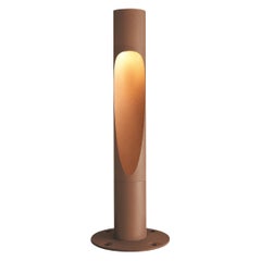 'Flindt Garden Short' Outdoor Bollard Light in Corten Red for Louis Poulsen