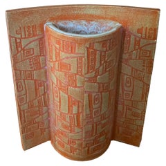 Vase MCM Earthenware Studio Pottery