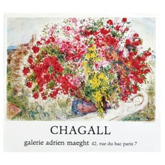 Affiche vintage d'origine de la Galerie Adrien Maeght