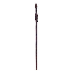 African Figurative Carved Wooden Cane