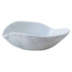 Plat d'appoint Indulge N2 / White / Side, vaisselle en porcelaine faite à la main