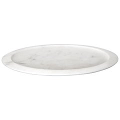 Nysiros Serving Plate, White by Ivan Colominas