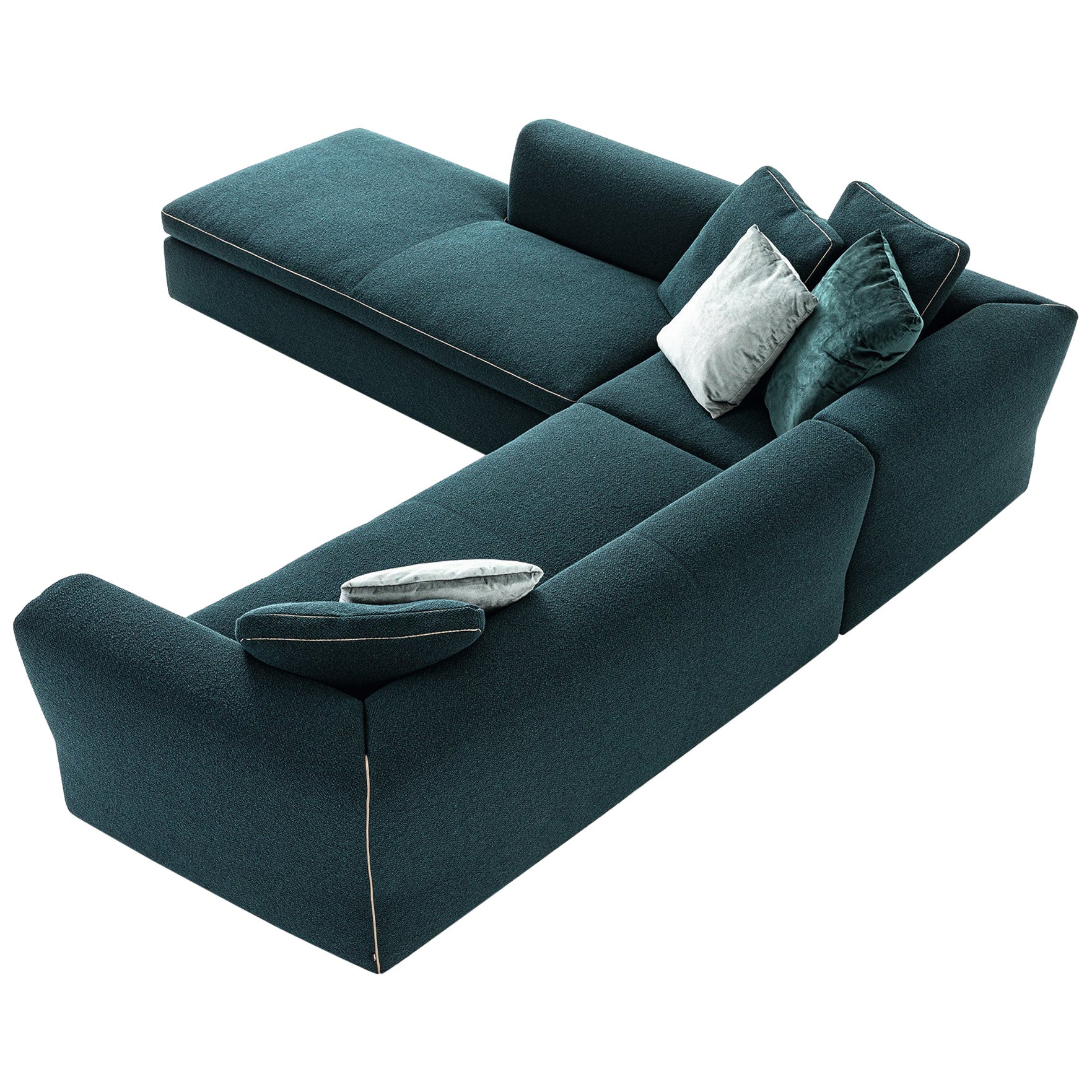 Rodolfo Dordini 'Dress Up!' Sofa, Upholsterd Foam in Fabric by Cassina