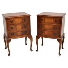 Pair of Antique Georgian Style Bedside Chests