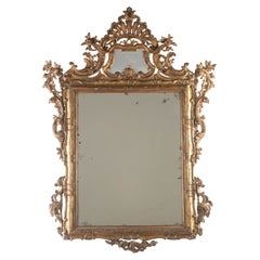 Antique Large 18th Century Venetian Mirror