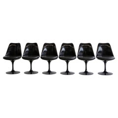 Set of 6 Eero Saarinen Revolving Tulip Chairs, Knoll International