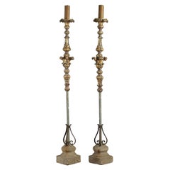 Pair of Candlesticks Baroque, Italy, Early 18th Century