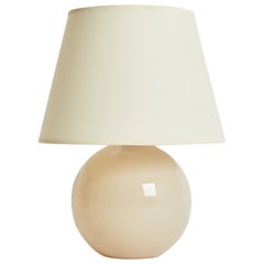 Antique Art Deco Glass Table Lamp