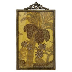 Antique French Gold Bronze Desktop Picture Frame, Circa 1890's-1910