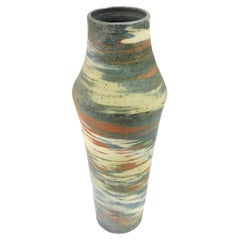 Large Ceramic Floor Vase by Eva Bod, 1970s