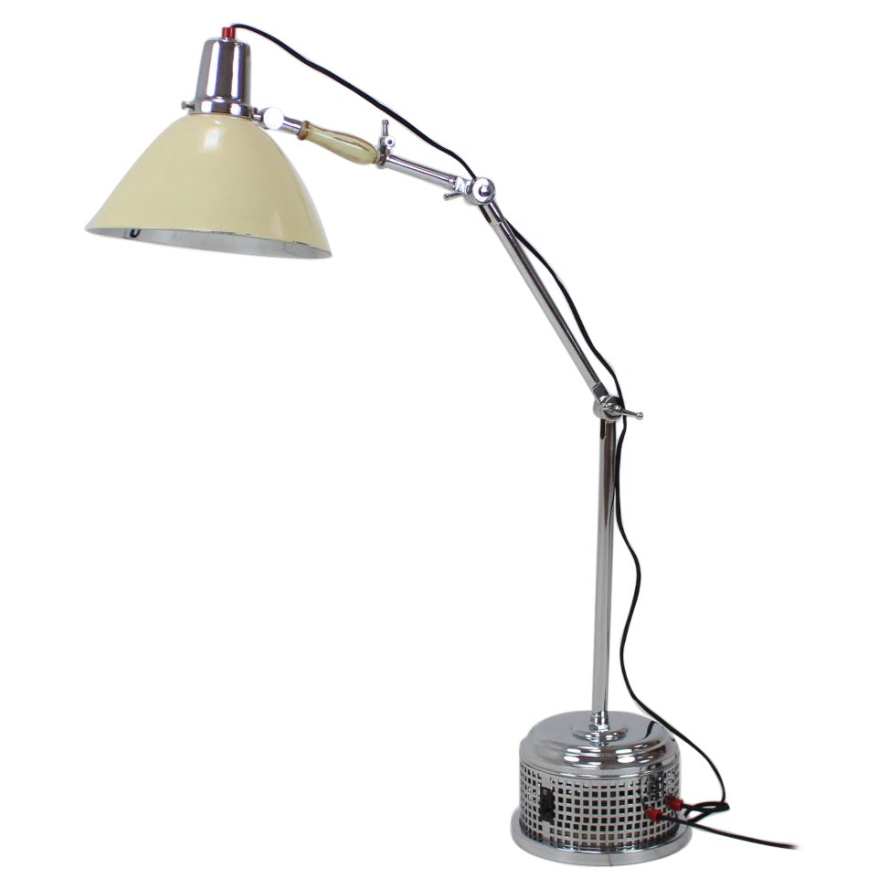Lampadaire ou lampe de bureau réglable Art-Déco, Perihel en vente