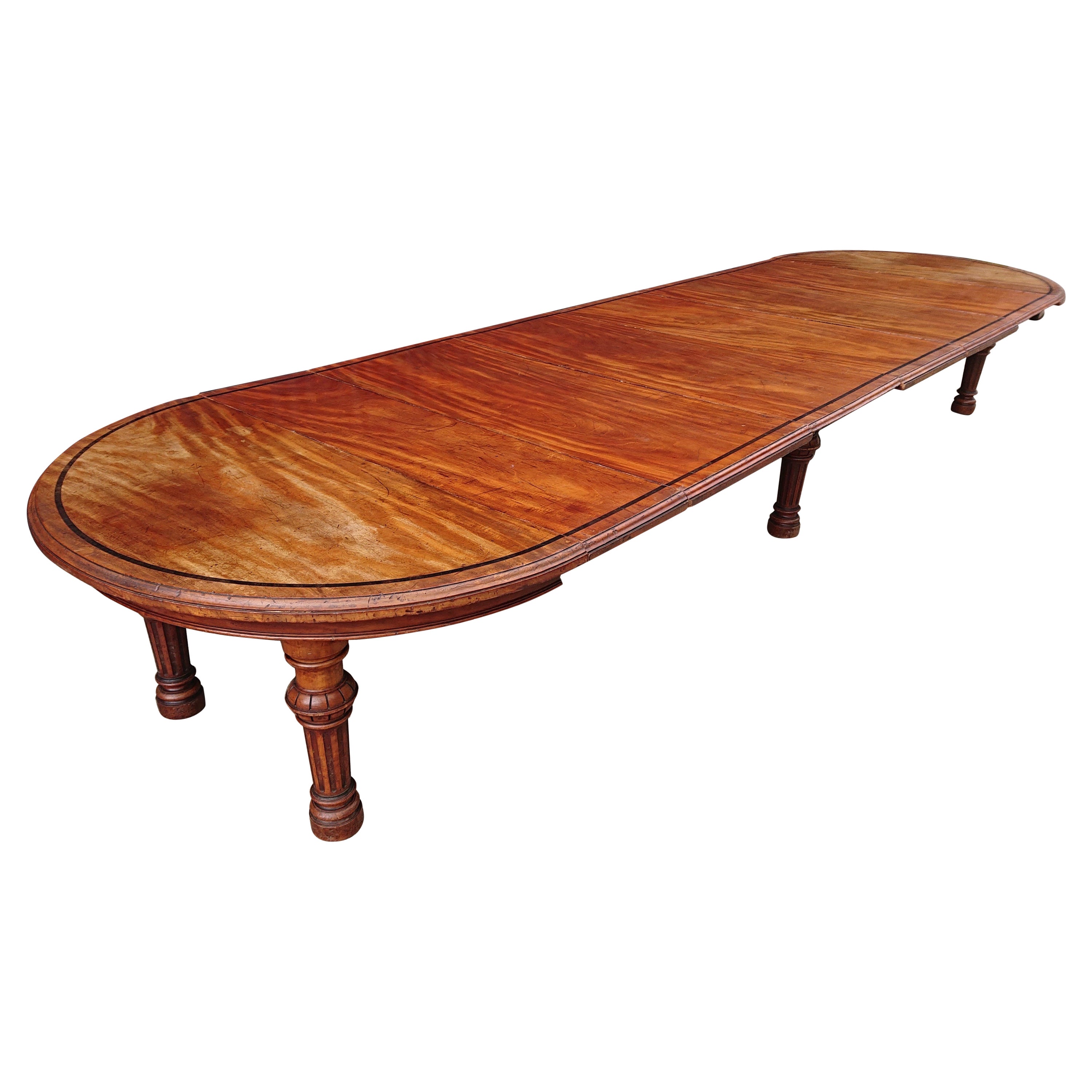 Large Gillows Dining Table For Sale