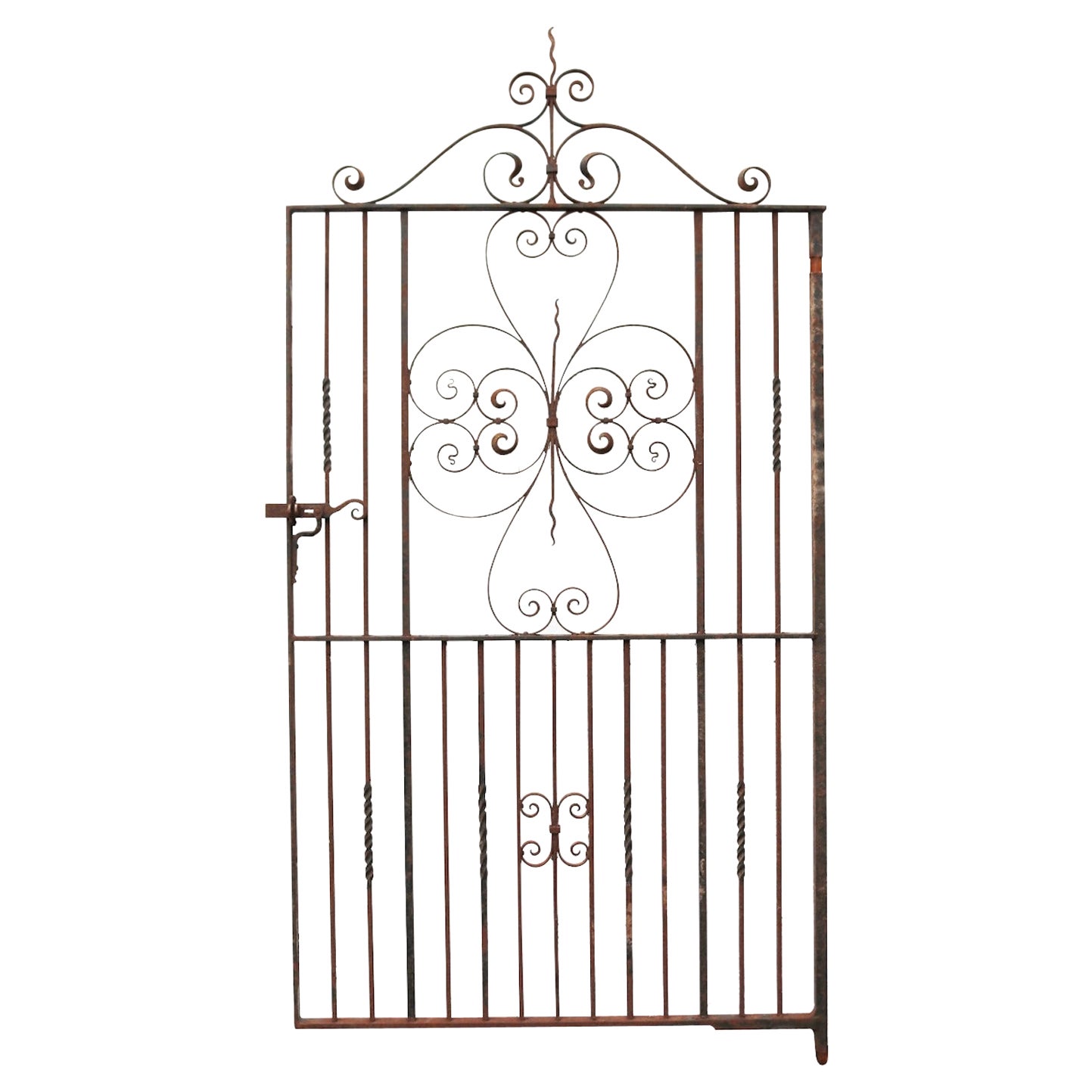 Large Reclaimed Wrought Iron Gate For Sale