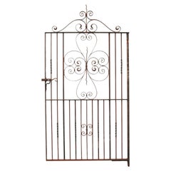 Vintage Large Reclaimed Wrought Iron Gate