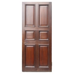 Antique Reclaimed English George III Oak Door