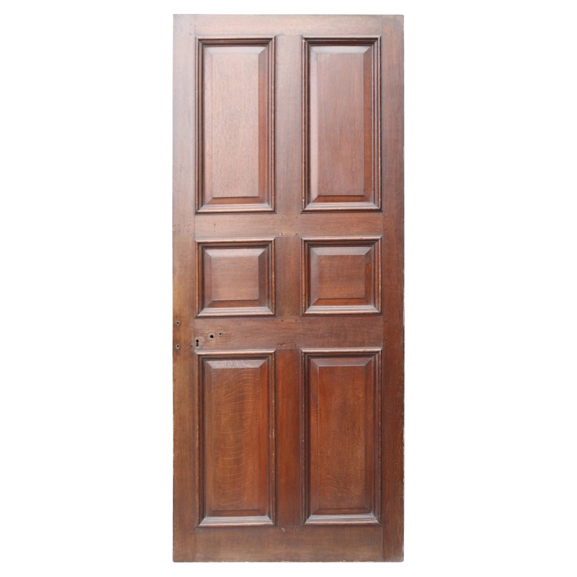 Antique English George III Oak Door For Sale