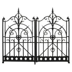 Used Victorian Walter MacFarlane Cast Iron Gates