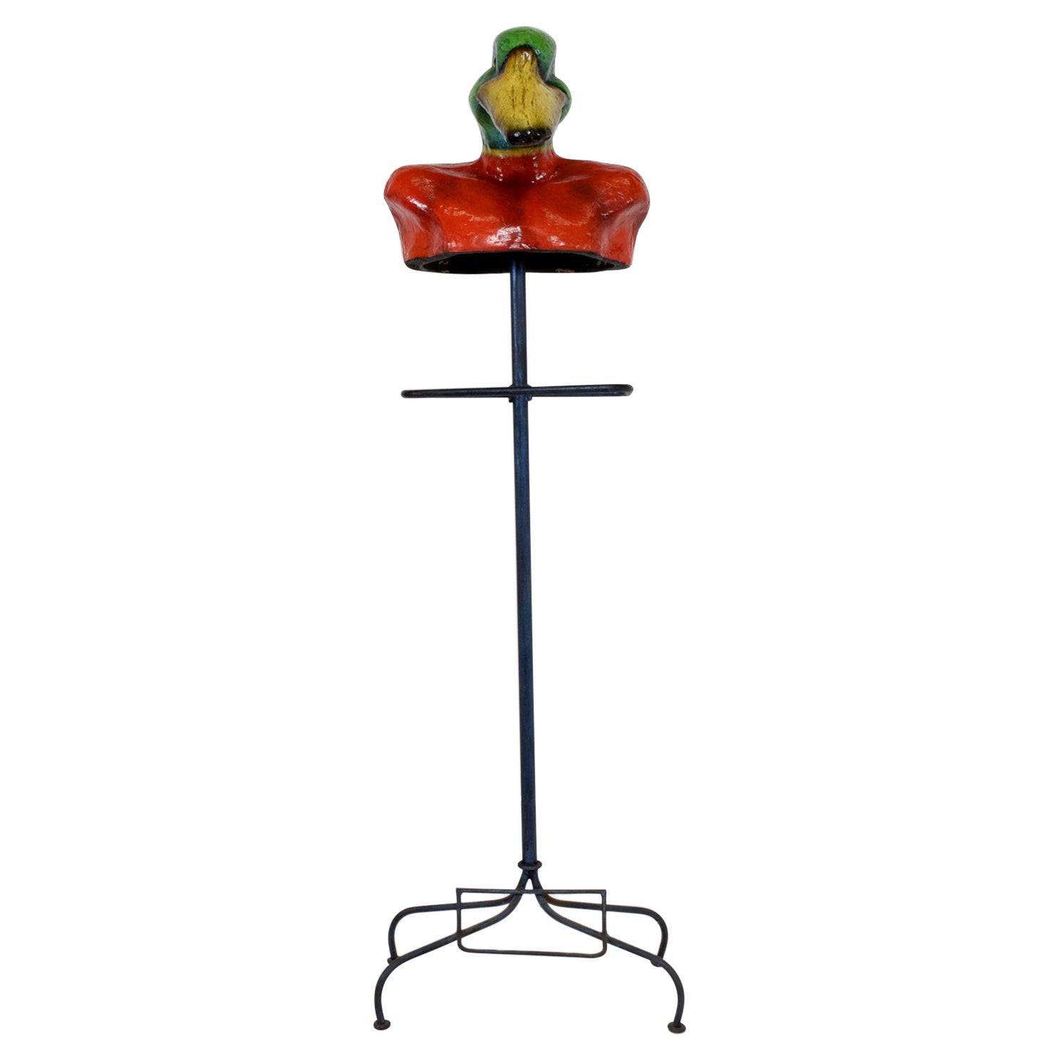 Vivid Color Coat Rack Duck Gentleman's Valet by Sergio Bustamante Mexico 1960s