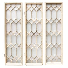 Three English Reclaimed Astral Glazed Windows