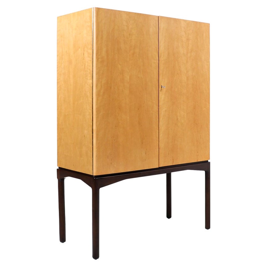 Mid-Century Modern Swedish Two-Tone Cabinet by Ferd Lundquist