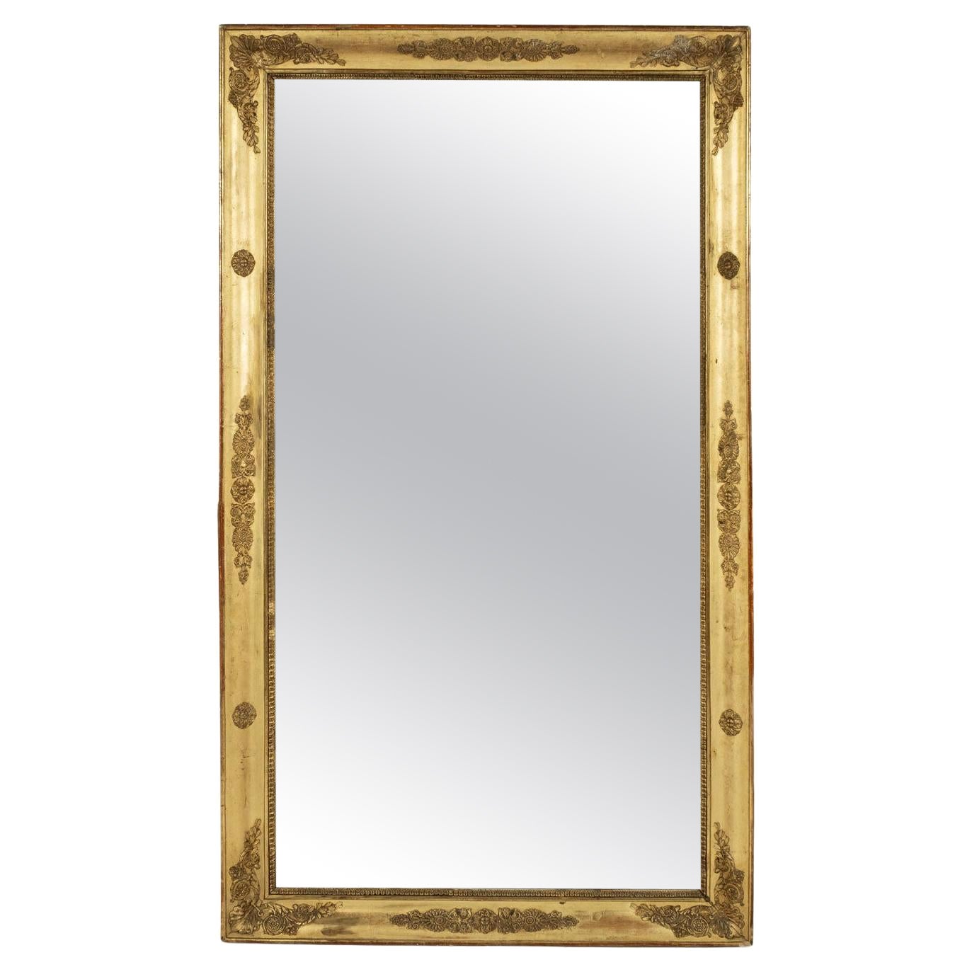 Restauration Period Giltwood Mirror For Sale