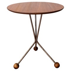 Albert Larsson Teak Tripod Side Table for Alberts Tibro