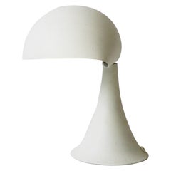 Modern White Desk or Table Lamp, ca. 1960s