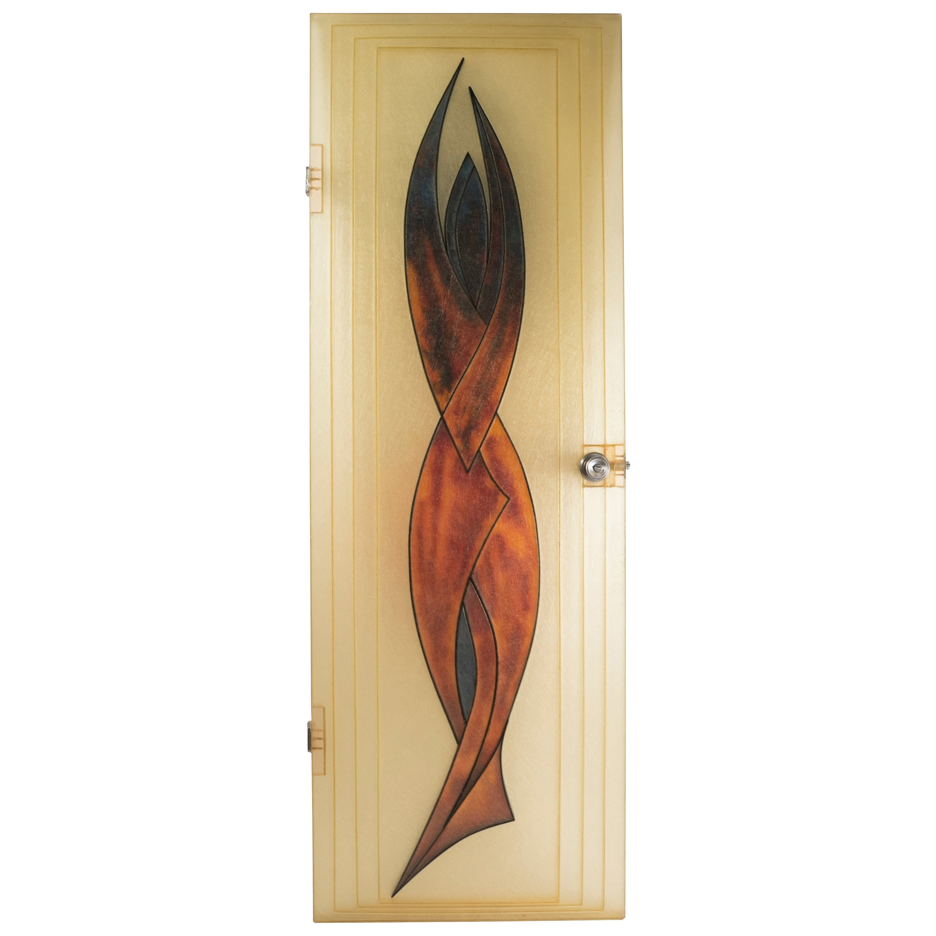 1960's Fiberglass Decorative Door For Sale