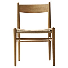 CH36 Dining Chair in Oak Oil with Natural Papercord Seat by Hans J. Wegner