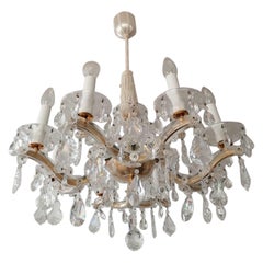 20th Century Maria Theresia Style Cut Crystal Chandelier